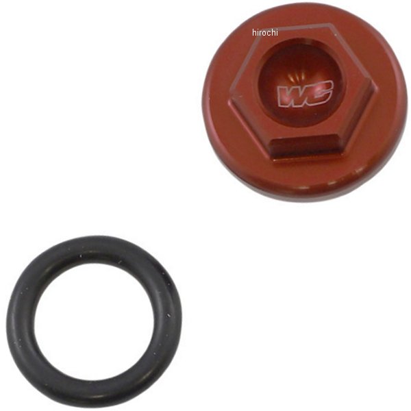 オイル フィラー プラグ 21年 CRF450R、CFR450X 赤