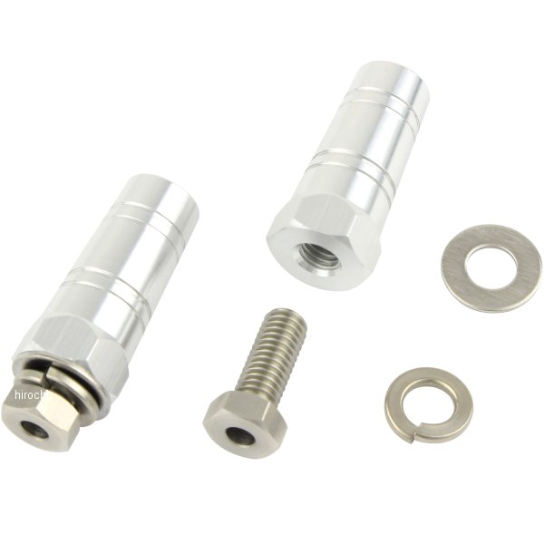 エクステンションステー 40mm M8X20mm ステンレス六角ボルト シルバー