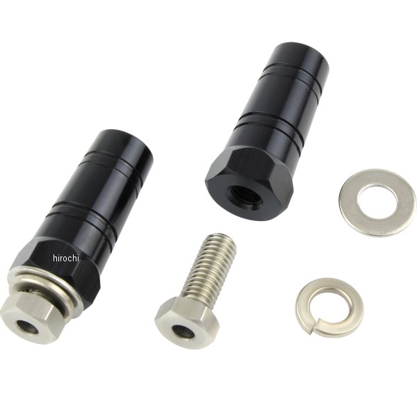 エクステンションステー 40mm M8X20mm ステンレス六角ボルト 黒