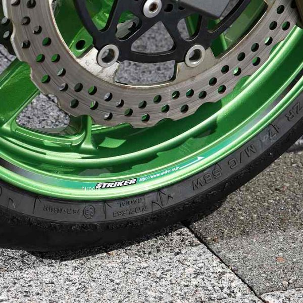 サポートアイテム リムラインステッカー 緑