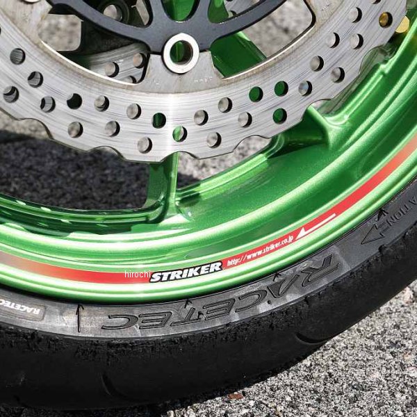 リムラインステッカー 17インチホイール用 赤