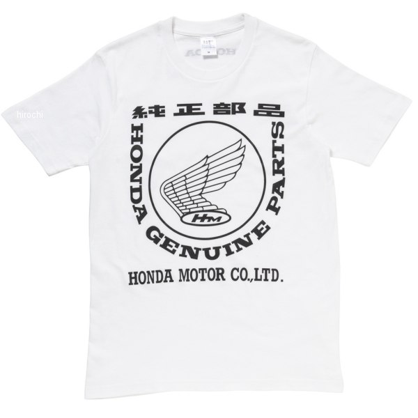 春夏モデル 純正部品ロゴ Tシャツ 白 Lサイズ