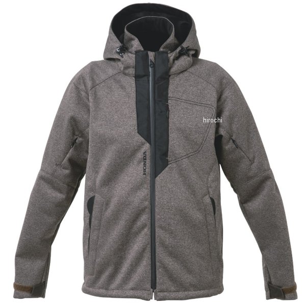 秋冬モデル ソフトシェルフーディ ライトブラウン Mサイズ