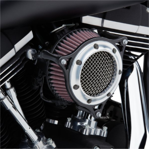 エアクリーナー RPT 18年以降 ソフテイル クローム/黒