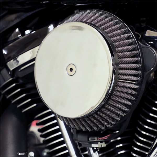 【セール特価】 エアクリーナー ビッグ プレーンカバー付き Twin Cam クローム