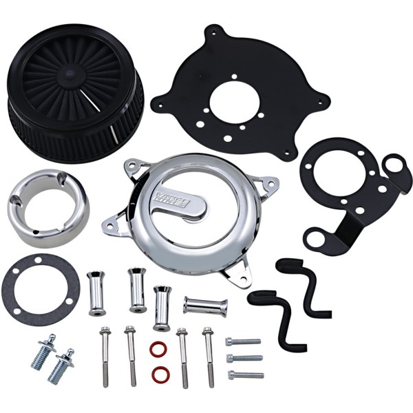 VO2ローグエアインテークキット 18年-21年 ハーレー FXBB クローム