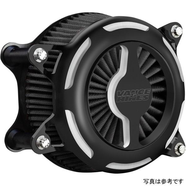 VO2ブレードエアクリーナー 09年-16年 ハーレー FLHTCUTG ブラック