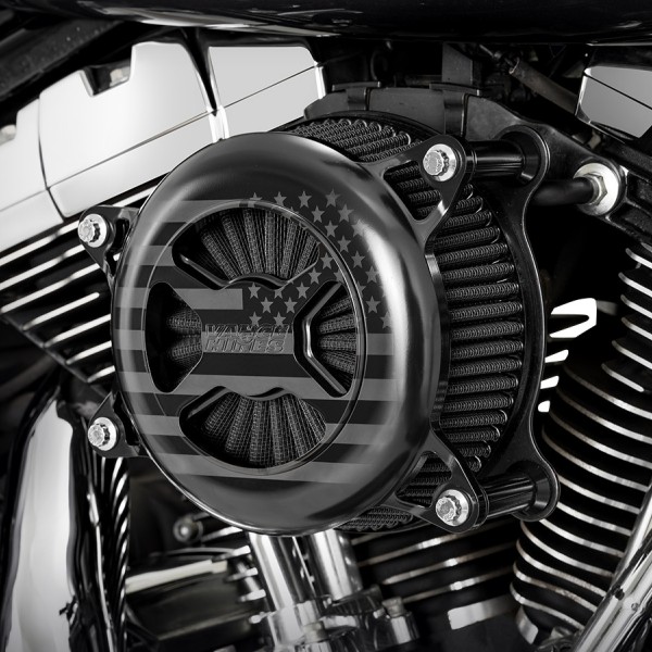 VO2エリミネーターエアクリーナー 14年-16年 ハーレー FLHXS 黒