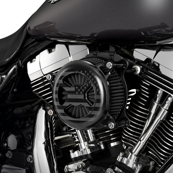 VO2エリミネーターエアクリーナー 02年 ハーレー FXDWG3 黒