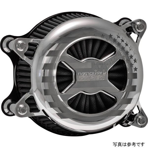 【セール特価】 VO2アメリカエアクリーナー 14年-16年 ハーレー FLHXS シルバー