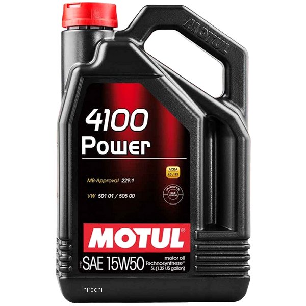 4100 POWER 化学合成 4輪用エンジンオイル 15W-50 4リットル