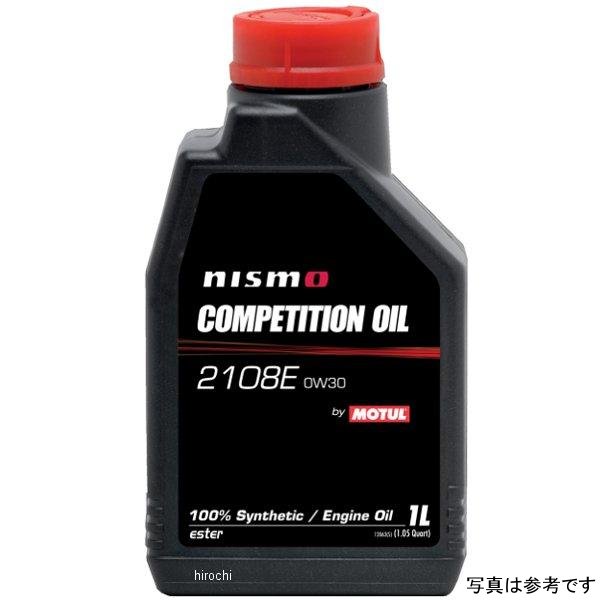 NISMO コンペティション 2108E 100%化学合成 4輪用エンジンオイル 0W-30 20リットル