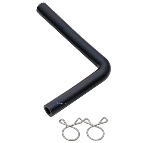 フューエルホース Ｌ型 黒2層管 内径6mm:φ6×φ10/85×60mm