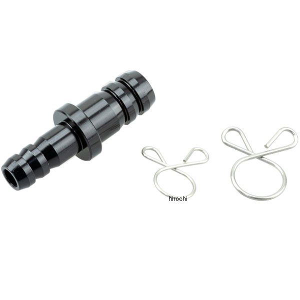 ホース変換ジョイント 6mm-8mm 黒