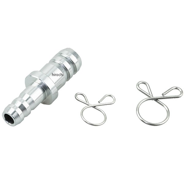 ホース変換ジョイント 6mm-8mm シルバー