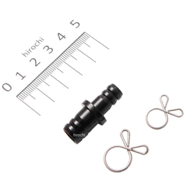 ホース変換ジョイント 8mm-10mm 黒