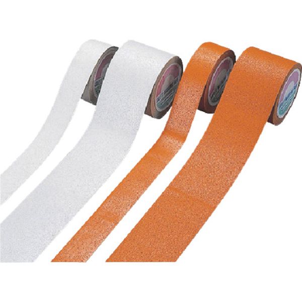 屋外用ラインテープ(反射) 白 RHW-5 50mm幅×5m 合成ゴム