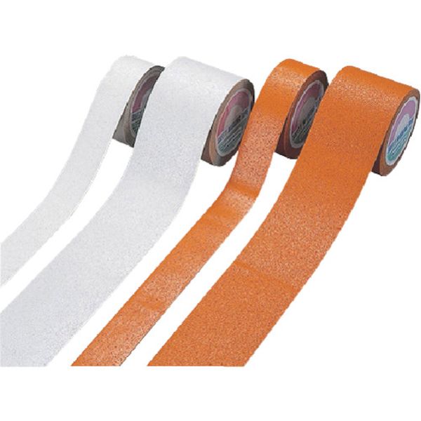 屋外用ラインテープ(反射) 黄 RHY-10 100mm幅×5m 合成ゴム