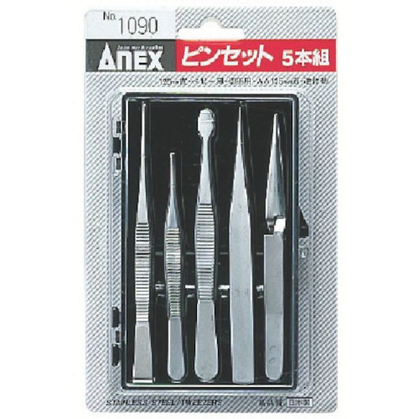 774-0433  ピンセット5本組