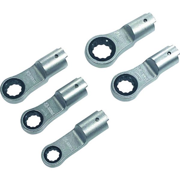 差替式トルクレンチラチェットめがねヘッドセット