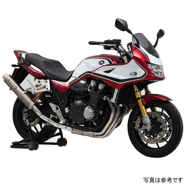 スリップオンマフラー サイクロン LEPTOS EXPORT SPEC 政府認証 25年 CB1300SF/SB チタン