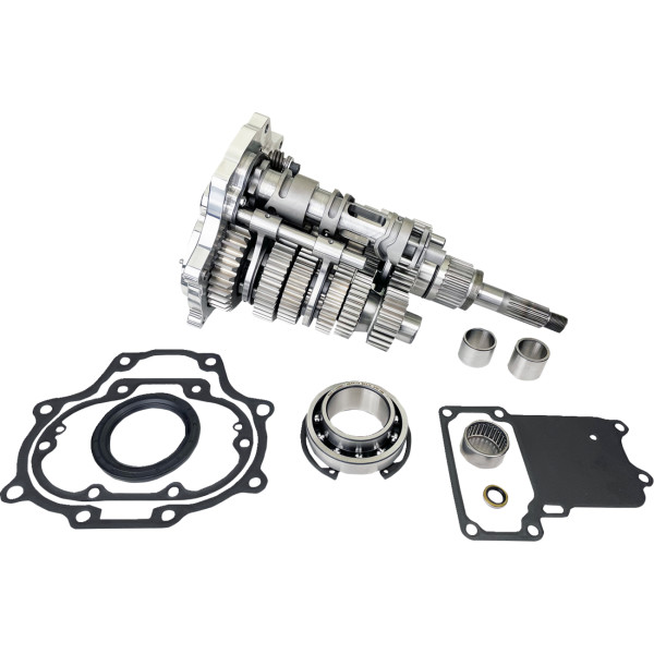 SUPER GEAR KIT FAT 6, 2007-2017 TWIN CAM POLISHED