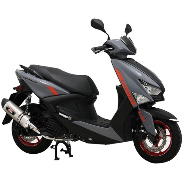 フルエキゾースト 機械曲R-77Sサイクロン EXPORT SPEC シグナス グリファス サテンフィニッシュ