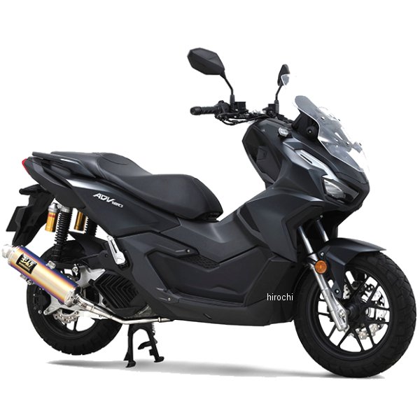 フルエキゾースト 機械曲 GP-MAGNUMサイクロン EXPORT SPEC 25年 ADV160 チタンブルー