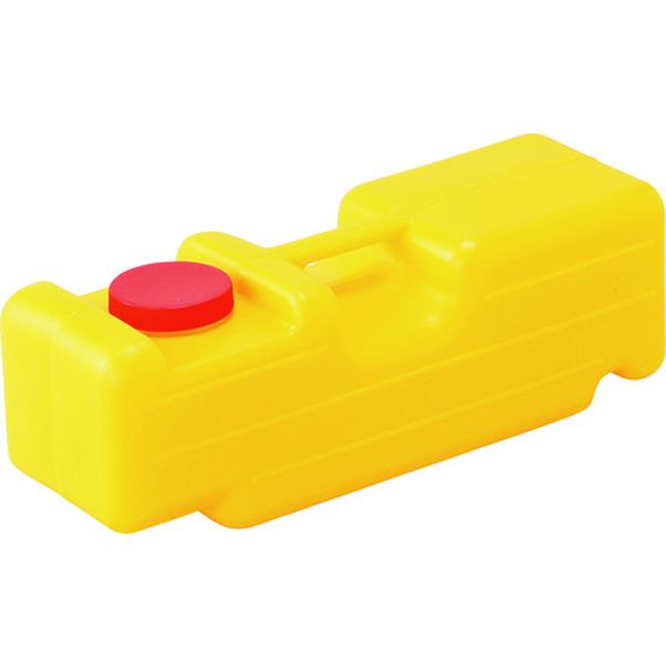 815-1684 A型バリケード用ウエイト 黄 BS-1 500×180×180mm 満水時10kg