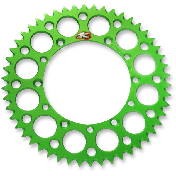 リア スプロケット ツインリング 520 04年以降 KX450F、KX250F アルミ 緑