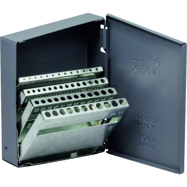 ボンダス・ジャパン ヒューイット ドリルケース 1.0～5.9mm/(0.1とび)【50本収納】