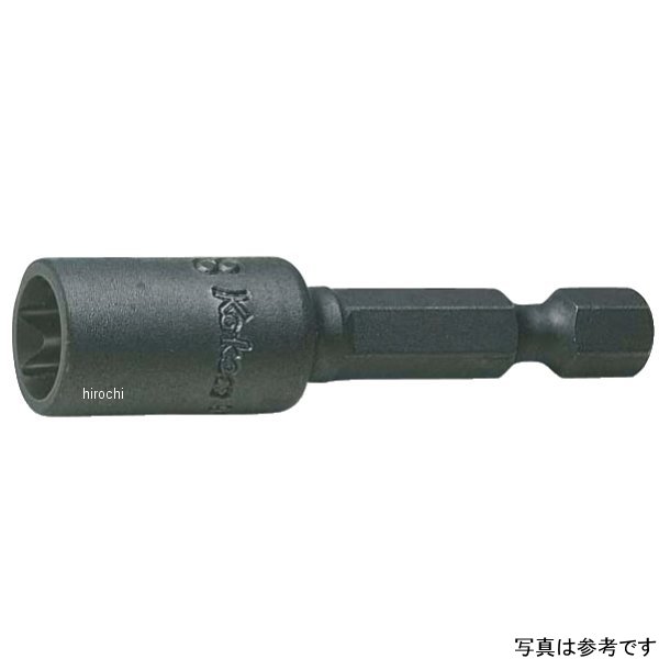 Ko-ken 1/4"(6.35mm)H トルクスナットセッター 全長50mm E5
