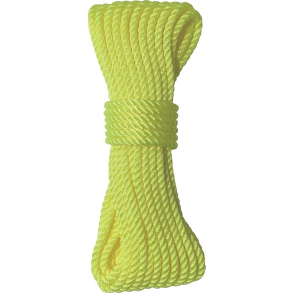 A89 113-0694  ロープ パイレンカラーロープ 5φ×10m イエロー