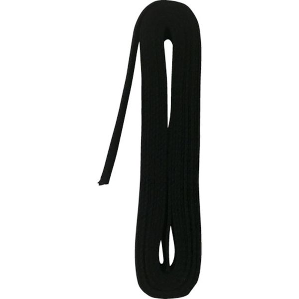 AD112  ベルト 平ベルトアクリルカラー 巾25mm×4m ブラック