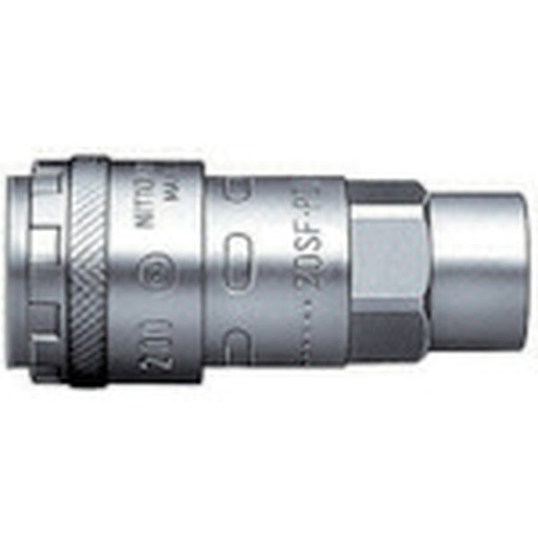 おねじ取付用ソケット ハイカプラ200 鋼鉄製 相手側取付ねじサイズR1/2(71216)