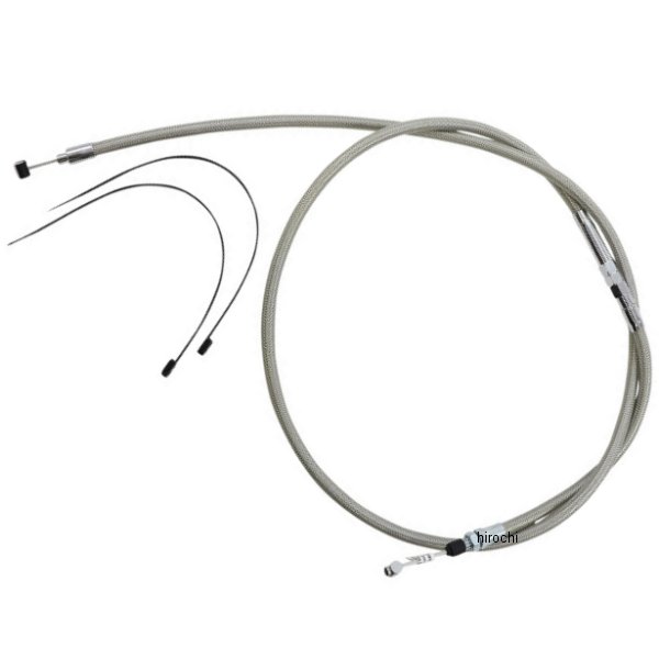 クラッチ ケーブル XR 68-7/8インチ 15年-22年 Scout ステンレス/クローム