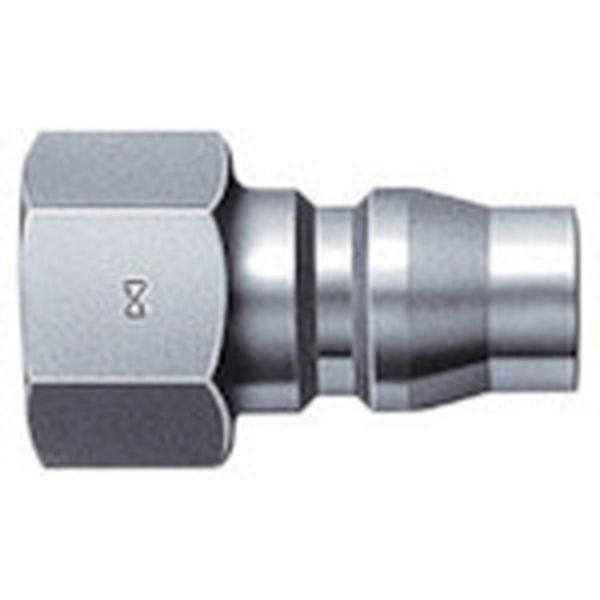 STEELNBR ハイカプラ 鋼鉄製(おねじ取付用プラグ)相手側G1/4 耐圧力2.0Mpa(00280)