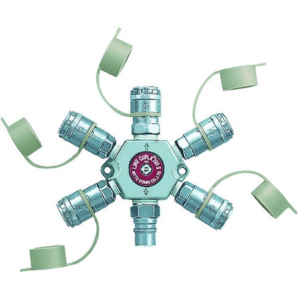 113-3934  エア分岐管 ラインカプラ 型(74634)