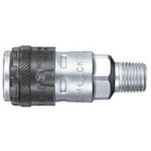 L20040SMSTEELNBR ロックカプラ200(めねじ取付用ソケット) 相手側取付サイズRc1/2(78575)