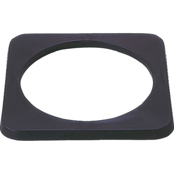 815-1688 カラーコーン用ウエイト(コーンベッド) 重量2kg RC-A 365mm角 ゴム製