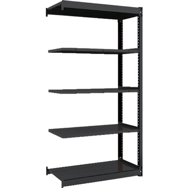 TSUG10063S5BHBK 116-3048 軽量ボルトレス棚TSUG型 連結タイプ 900X490XH1800