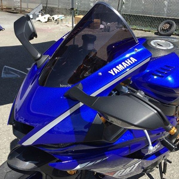 スクリーン ストリート 30mmアップ 17年-19年 YZF-R6 スモーク