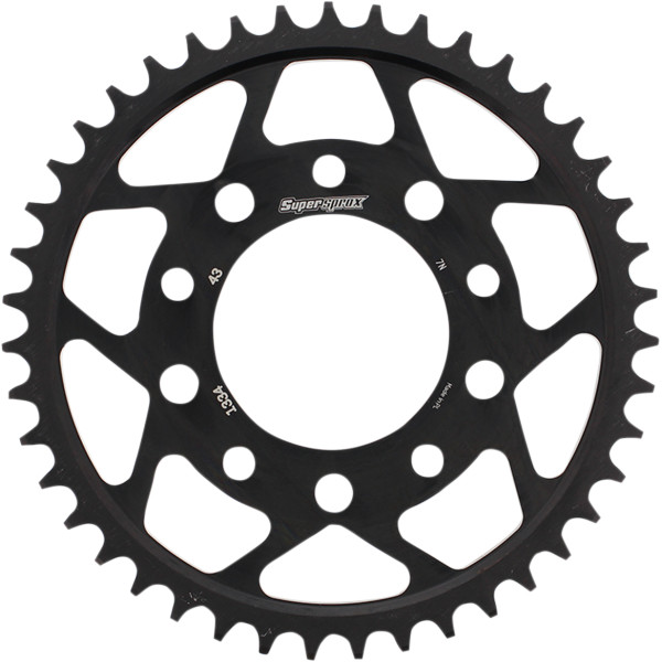 レーシング スチール リア スプロケット 530/43T 87年-96年 CBR1000F 黒