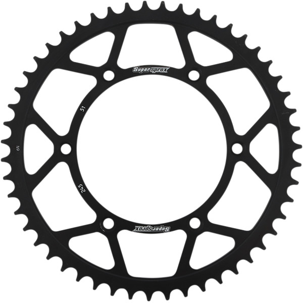 スチール リア スプロケット 51T 16年-19年 YZ450FX 黒