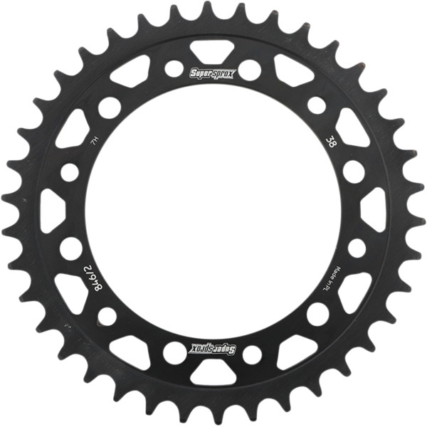 レーシング スチール リア スプロケット 520/38T 15年-21年 CBR300R 黒