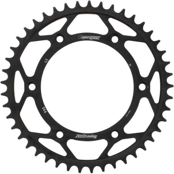 スチール リア スプロケット 45T 18年 ハスクバーナSupermoto 701 黒