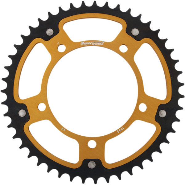 ステルス リア スプロケット 520/47T 16年 GSF 1250 Bandit SA ゴールド/黒