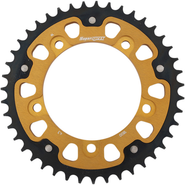 ステルス リア スプロケット 530/43T 16年 GSF 1250 Bandit SA ゴールド/黒