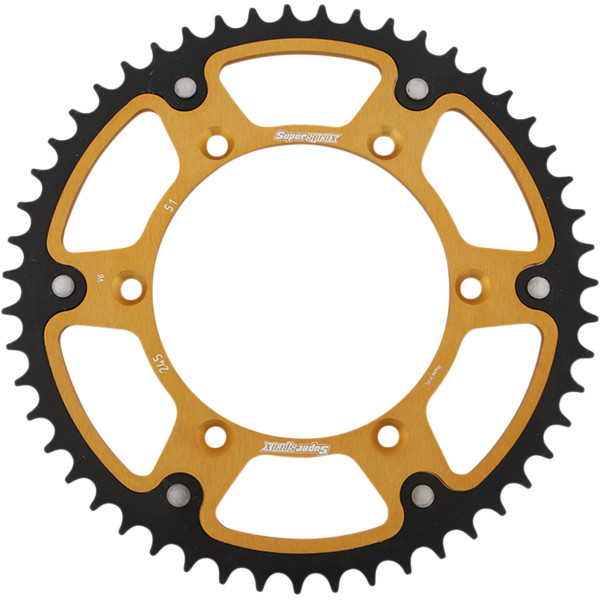 ステルス リア スプロケット 520/51T 20年-22年 YZ125X ゴールド/黒