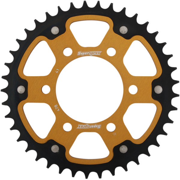 ステルス リア スプロケット 530/41T 86年-87年 Ninja 600R ゴールド/黒